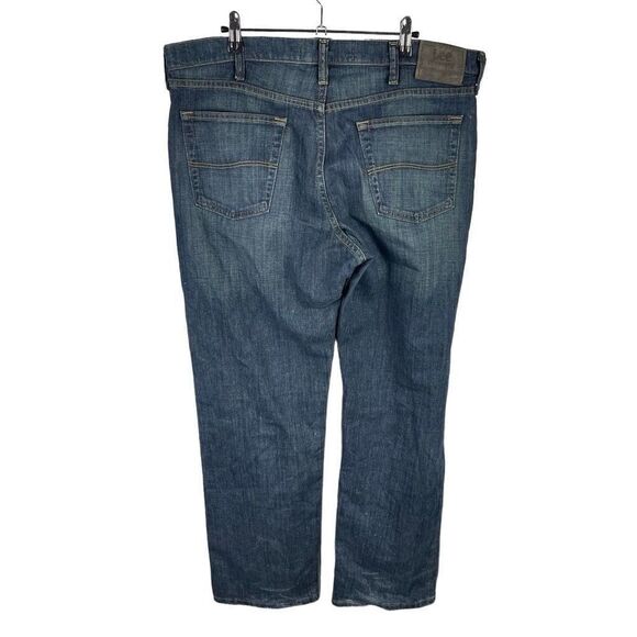 Lee Straight Jeans 36x30 Men’s Dark Wash Pre-Owned [#2725] - Picture 2 of 6